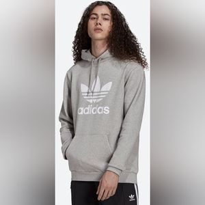 Adidas trefoil hoody men's small